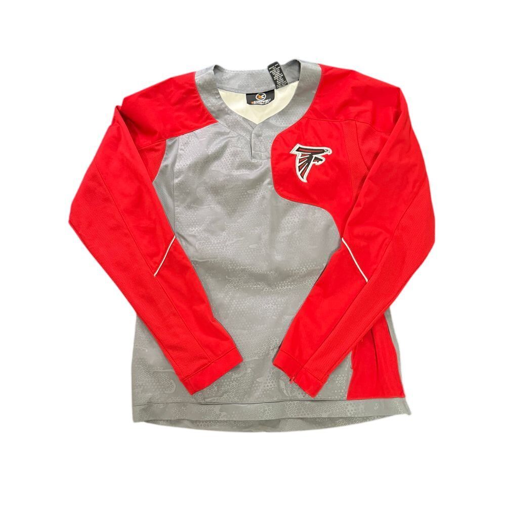 Atlanta Falcons Jacket Men's Small Roddy White NFL Pullover Sweater Trainer